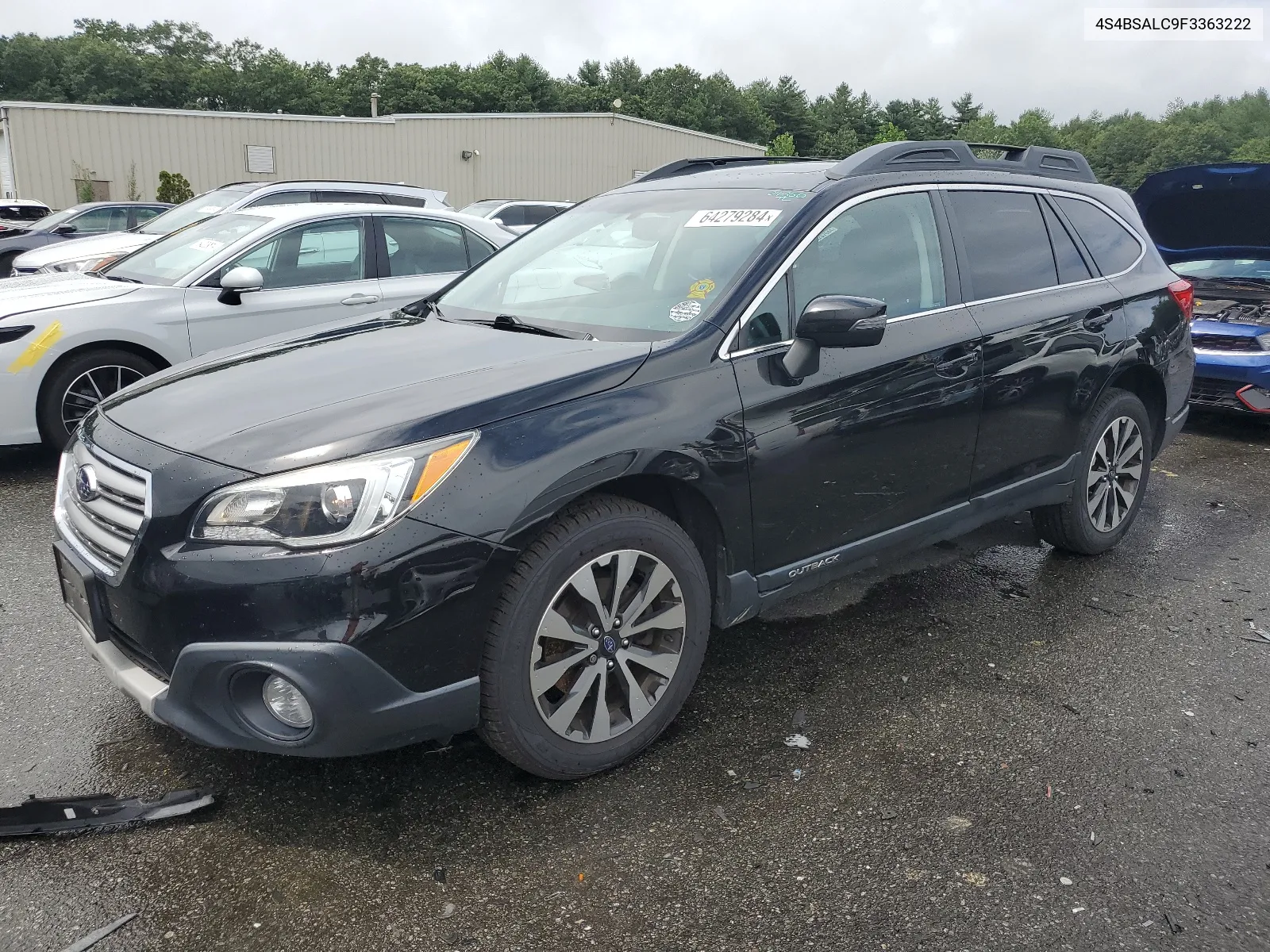 2015 Subaru Outback 2.5I Limited VIN: 4S4BSALC9F3363222 Lot: 64279284