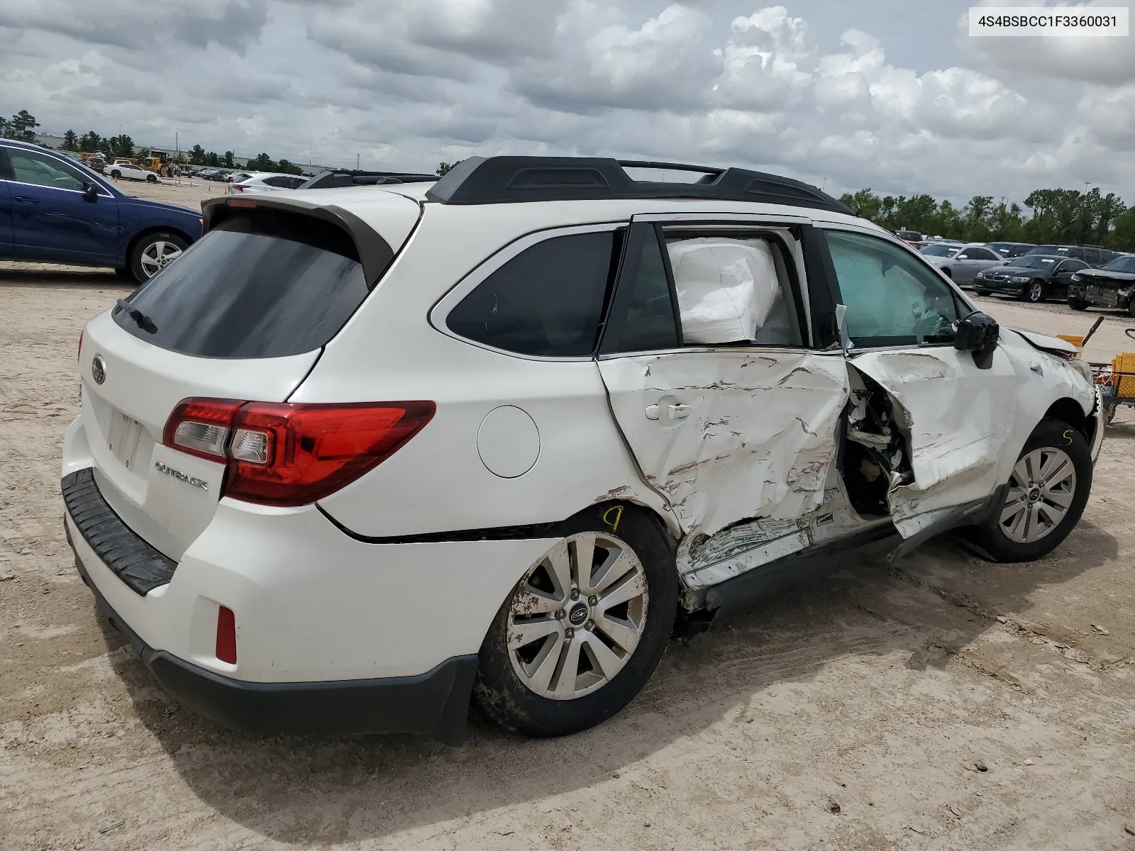 2015 Subaru Outback 2.5I Premium VIN: 4S4BSBCC1F3360031 Lot: 64297324