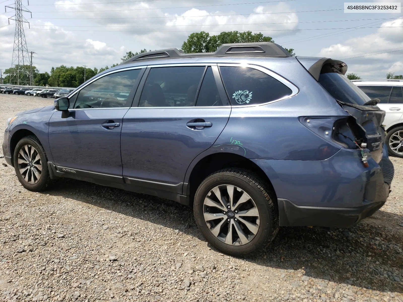 2015 Subaru Outback 2.5I Limited VIN: 4S4BSBNC3F3253432 Lot: 64439714