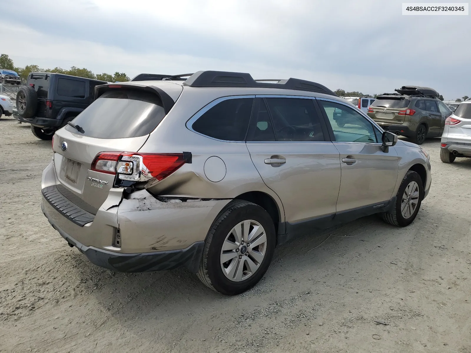 2015 Subaru Outback 2.5I Premium VIN: 4S4BSACC2F3240345 Lot: 64608474