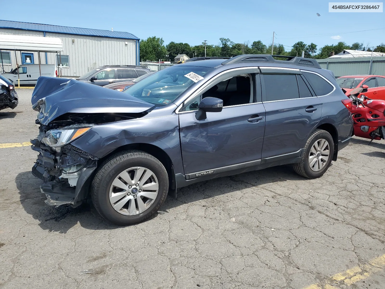 2015 Subaru Outback 2.5I Premium VIN: 4S4BSAFCXF3286467 Lot: 64700814