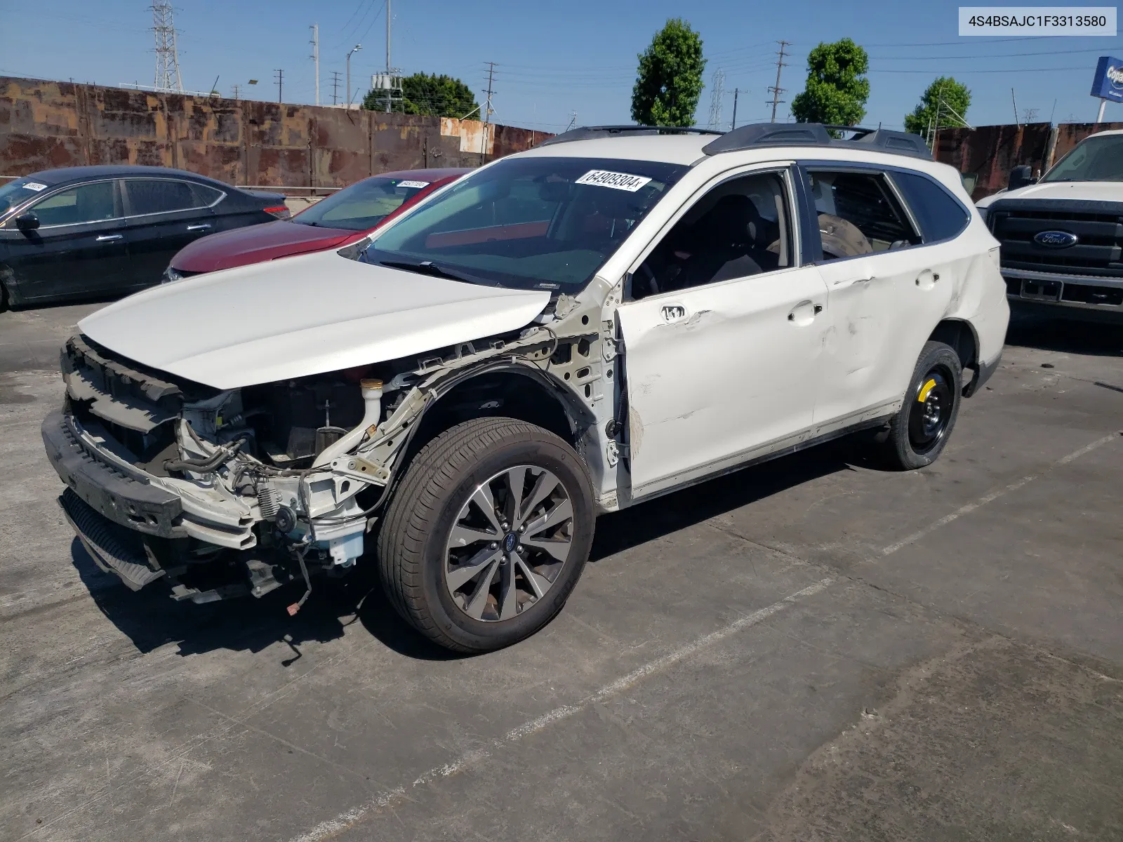 4S4BSAJC1F3313580 2015 Subaru Outback 2.5I Limited