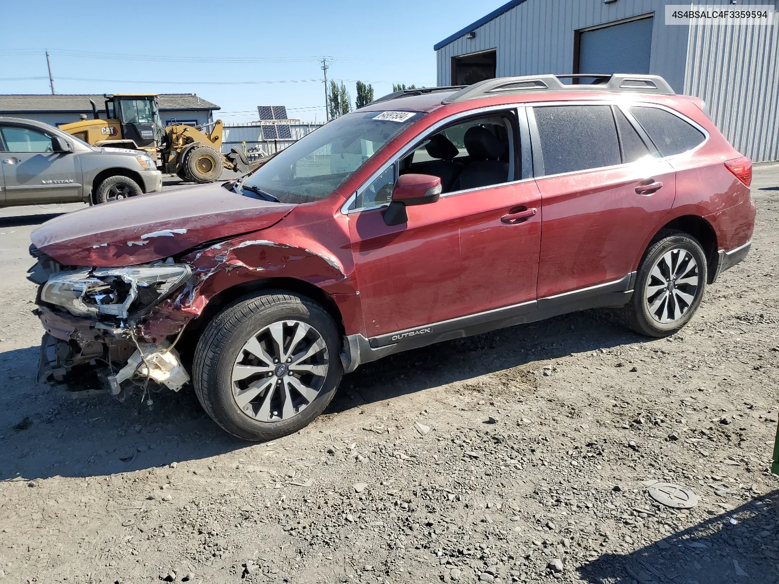 2015 Subaru Outback 2.5I Limited VIN: 4S4BSALC4F3359594 Lot: 64991934