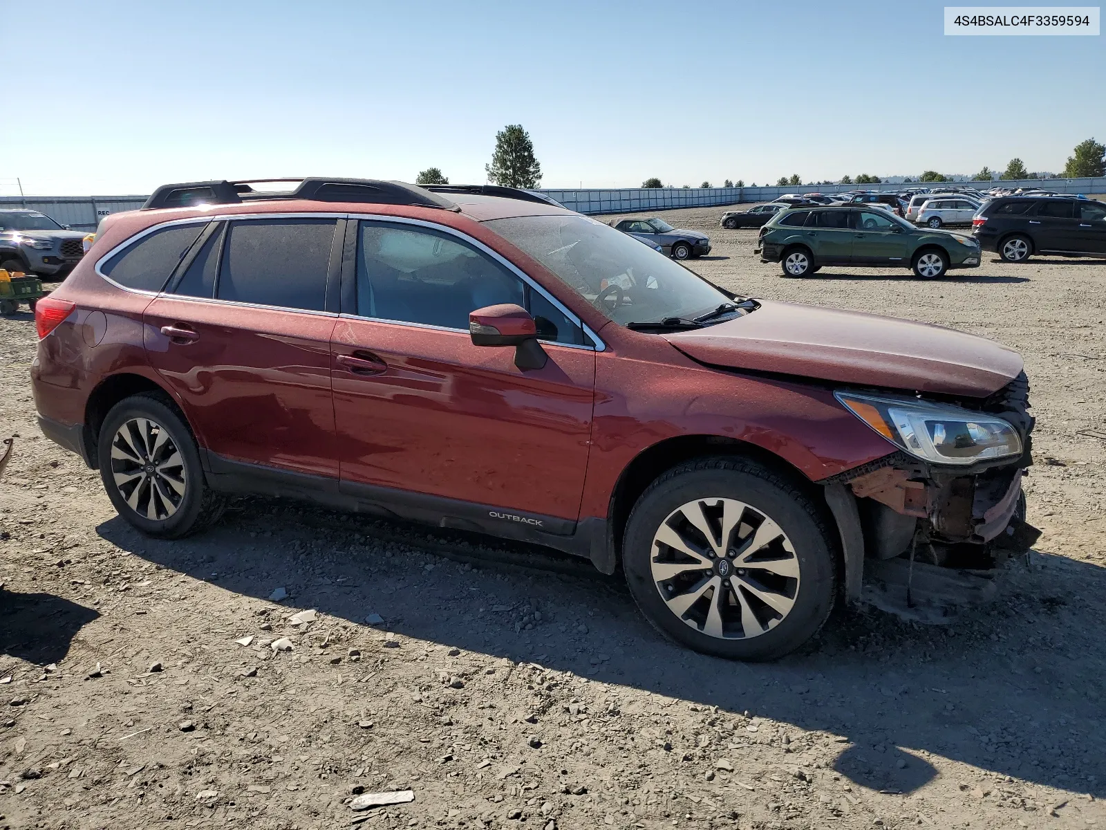 4S4BSALC4F3359594 2015 Subaru Outback 2.5I Limited