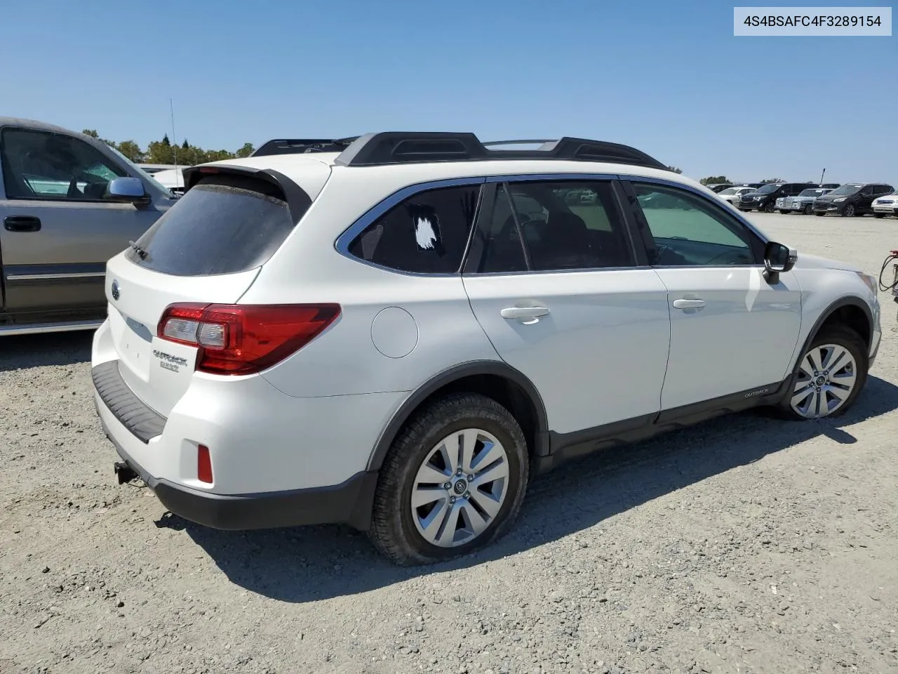 2015 Subaru Outback 2.5I Premium VIN: 4S4BSAFC4F3289154 Lot: 65178524