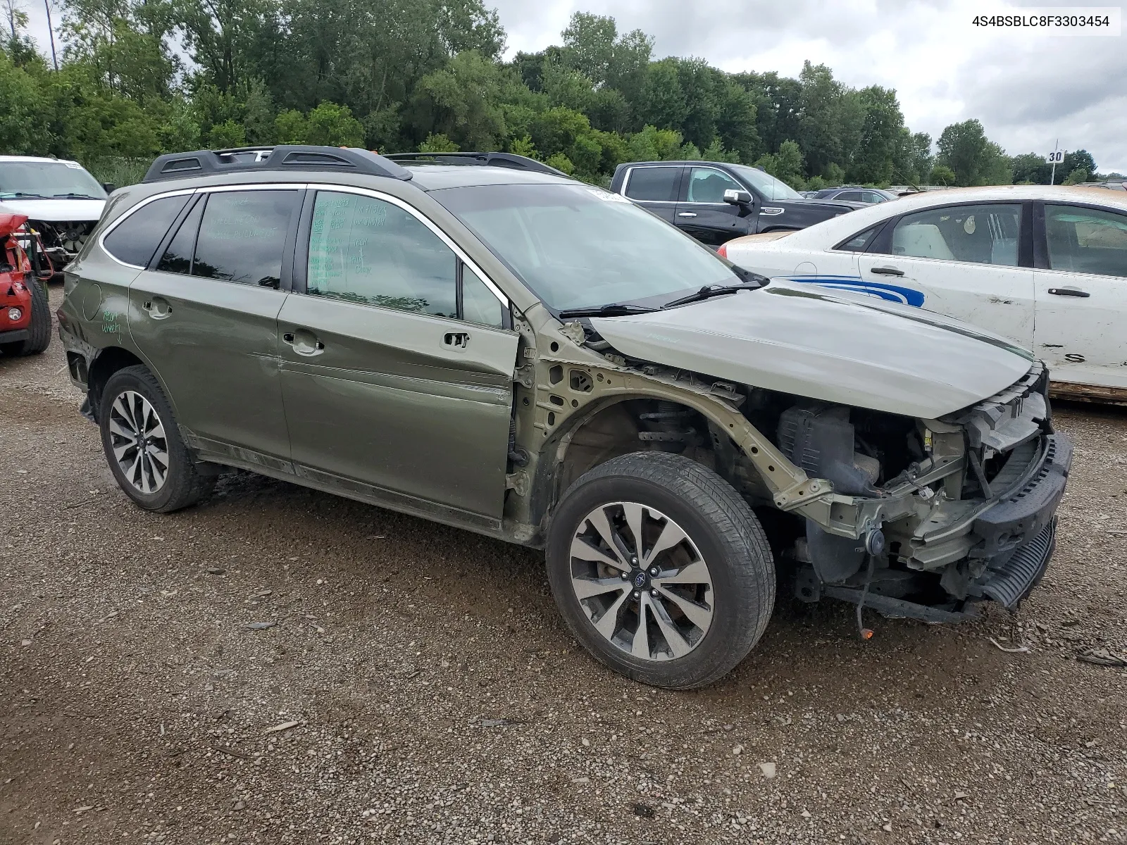 2015 Subaru Outback 2.5I Limited VIN: 4S4BSBLC8F3303454 Lot: 65435274