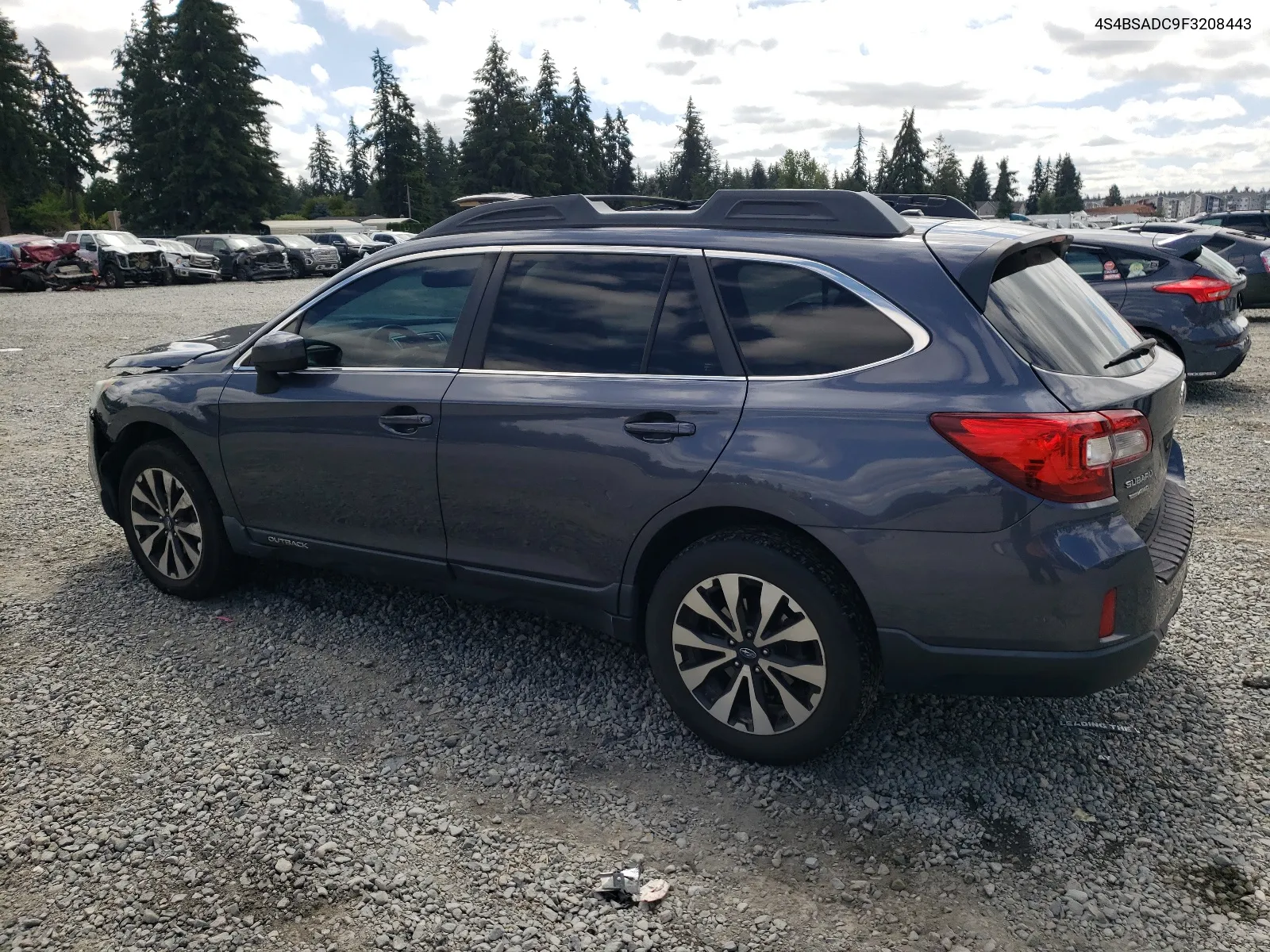 2015 Subaru Outback 2.5I Premium VIN: 4S4BSADC9F3208443 Lot: 66383334