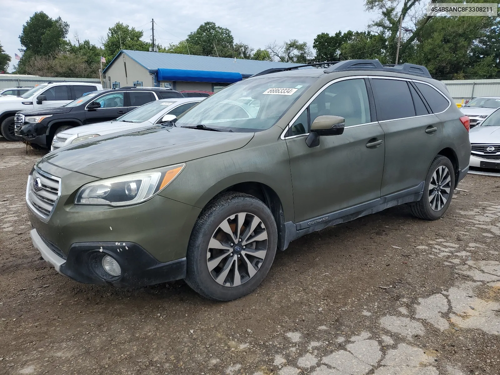 2015 Subaru Outback 2.5I Limited VIN: 4S4BSANC8F3308211 Lot: 66863334