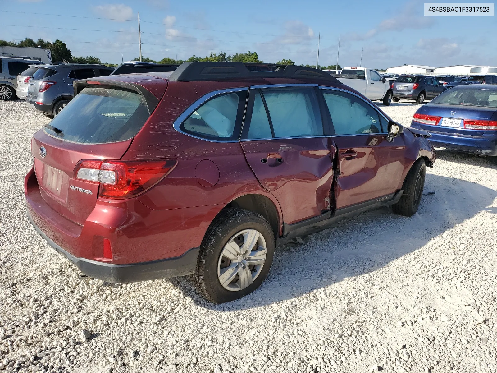 2015 Subaru Outback 2.5I VIN: 4S4BSBAC1F3317523 Lot: 66983634