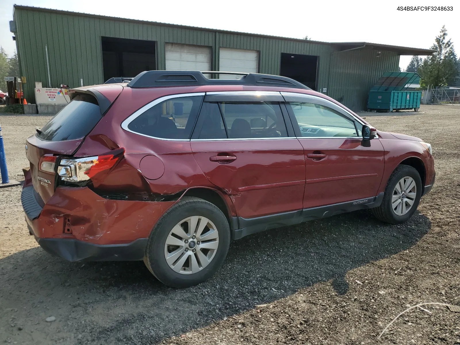 2015 Subaru Outback 2.5I Premium VIN: 4S4BSAFC9F3248633 Lot: 67069514