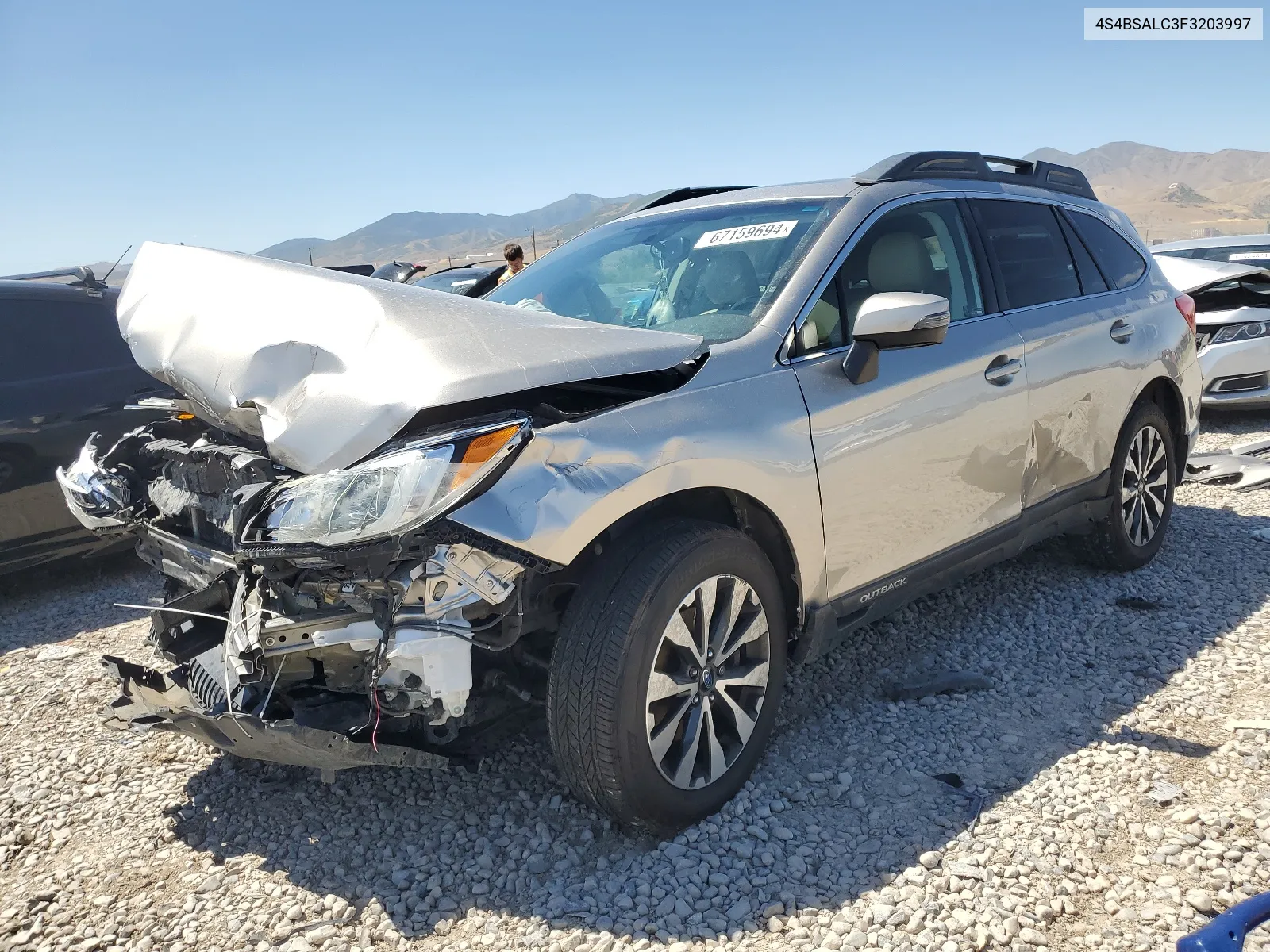 4S4BSALC3F3203997 2015 Subaru Outback 2.5I Limited