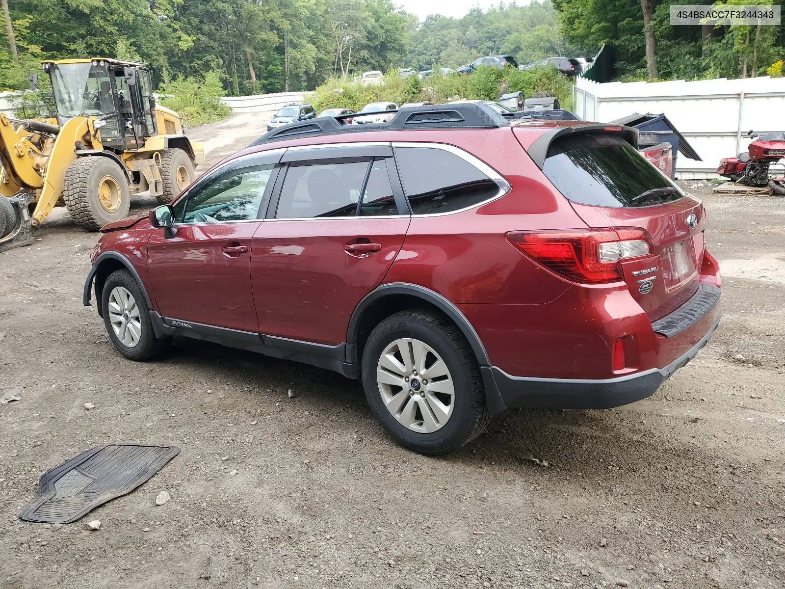 2015 Subaru Outback 2.5I Premium VIN: 4S4BSACC7F3244343 Lot: 67355364