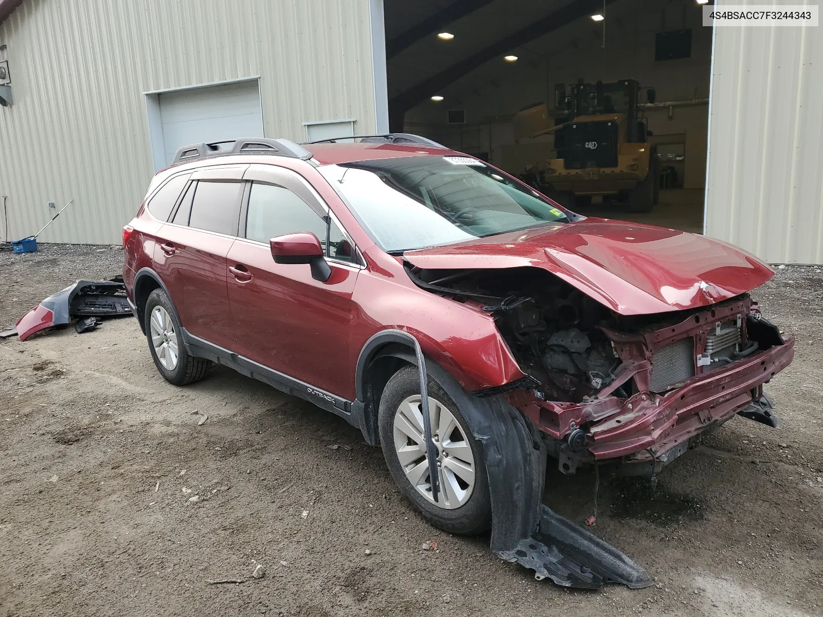 2015 Subaru Outback 2.5I Premium VIN: 4S4BSACC7F3244343 Lot: 67355364