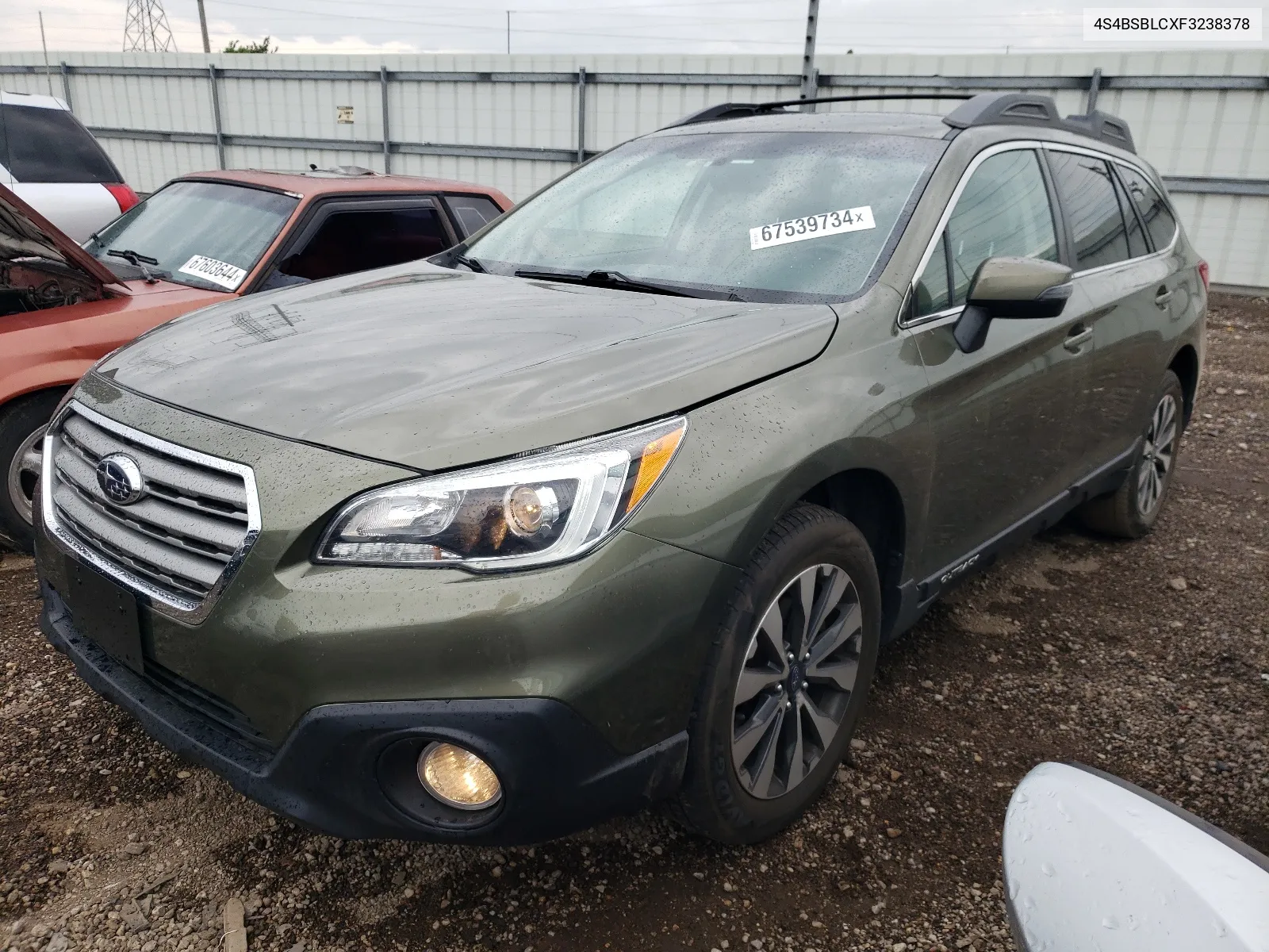 4S4BSBLCXF3238378 2015 Subaru Outback 2.5I Limited