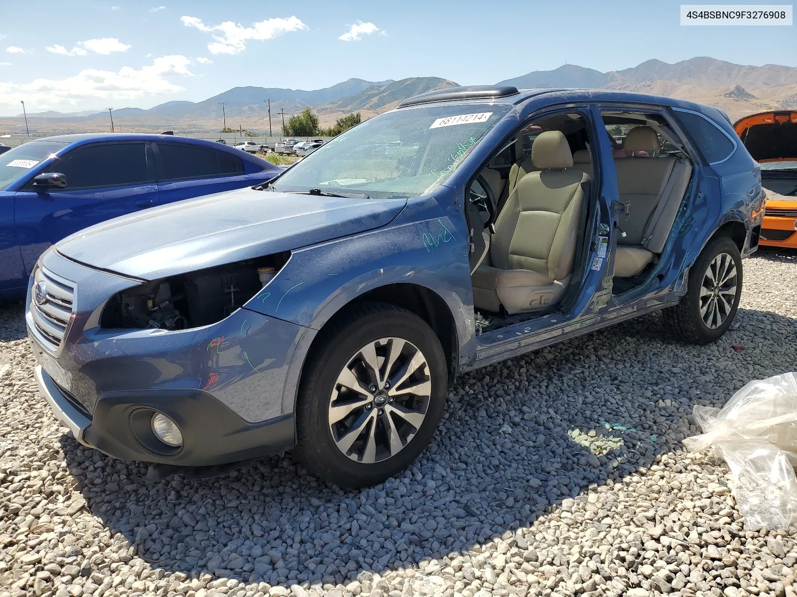 4S4BSBNC9F3276908 2015 Subaru Outback 2.5I Limited