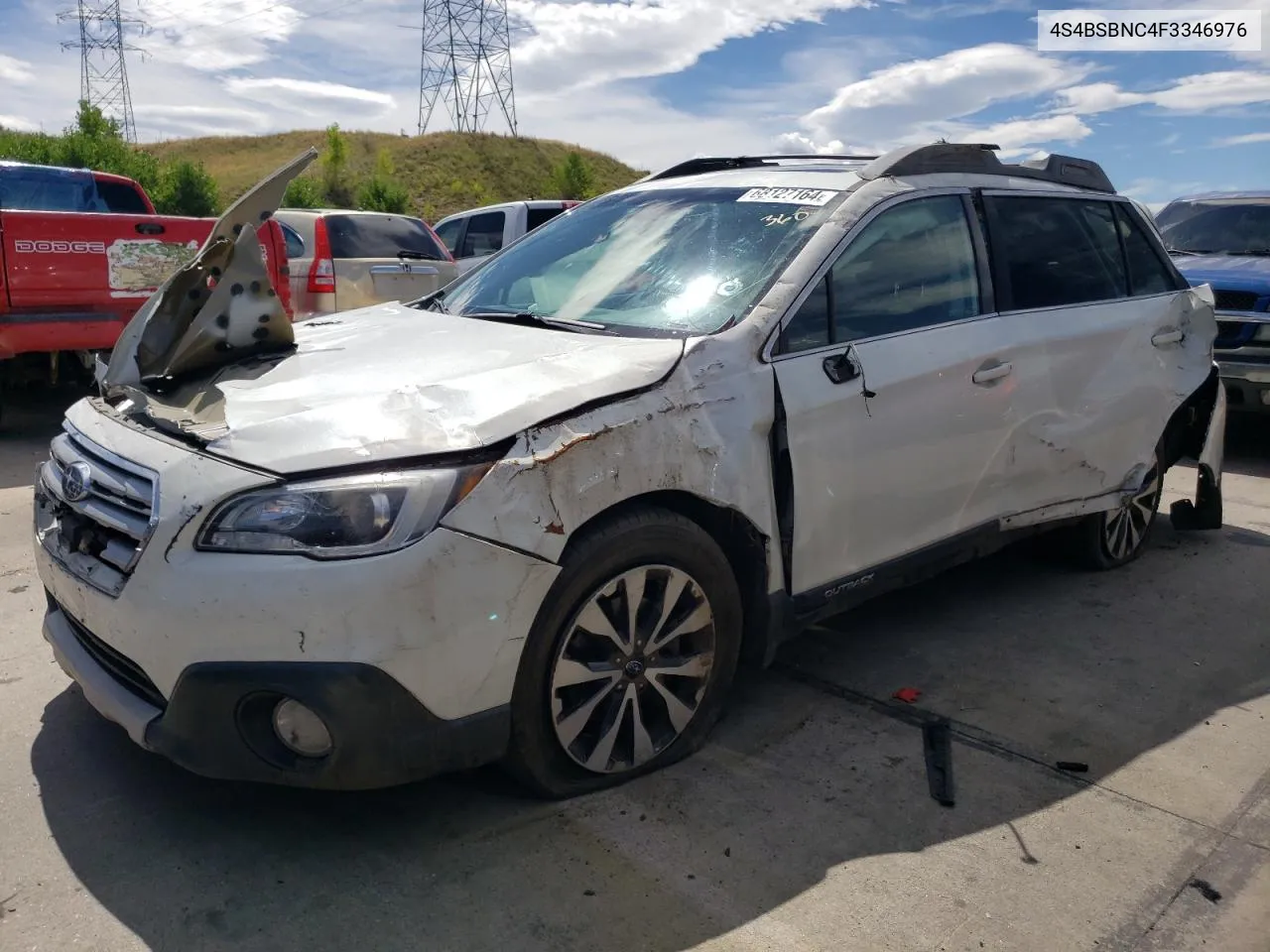 4S4BSBNC4F3346976 2015 Subaru Outback 2.5I Limited