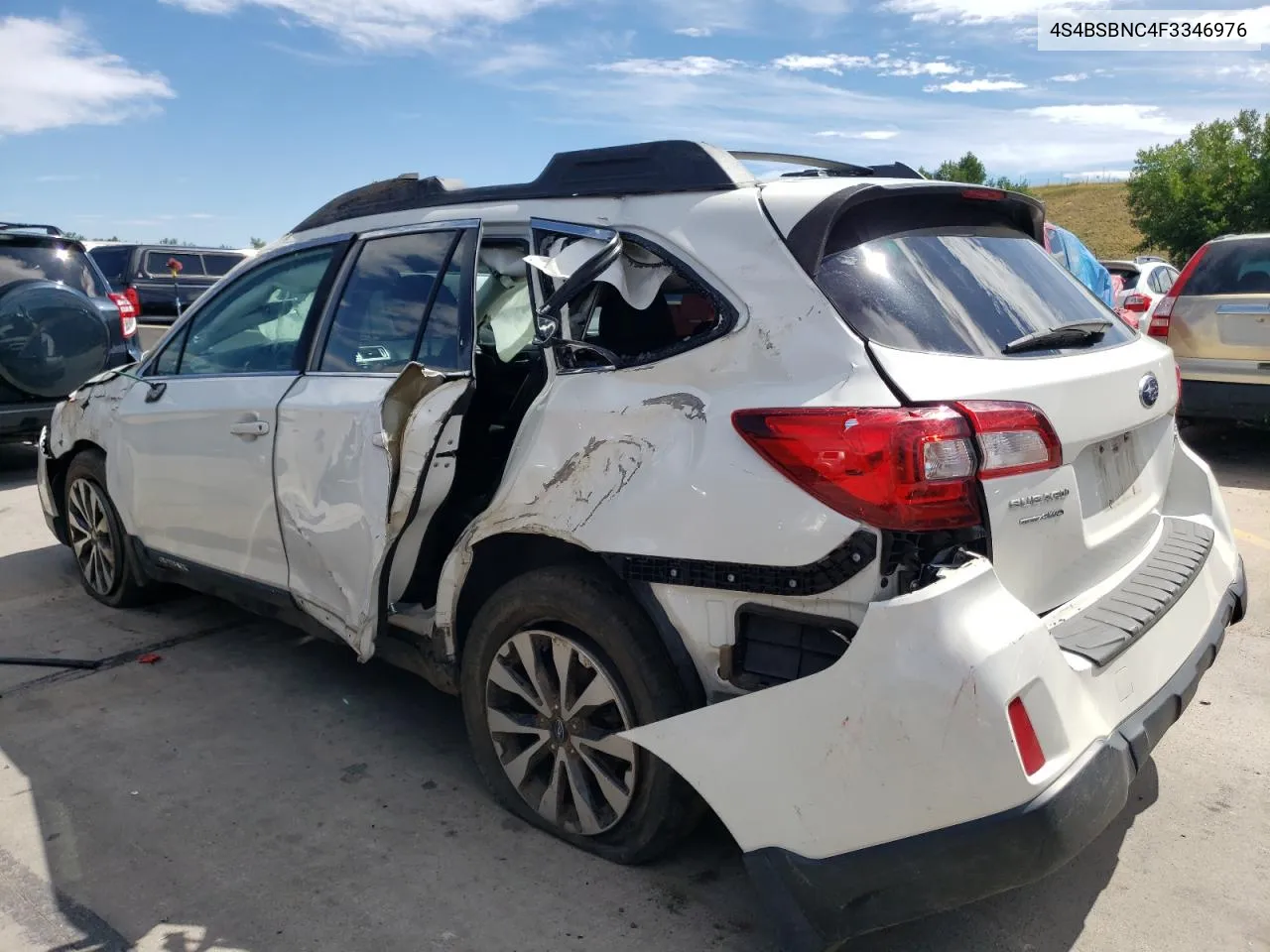 4S4BSBNC4F3346976 2015 Subaru Outback 2.5I Limited