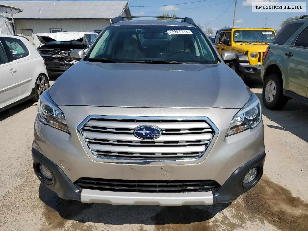 4S4BSBHC2F3330108 2015 Subaru Outback 2.5I Premium