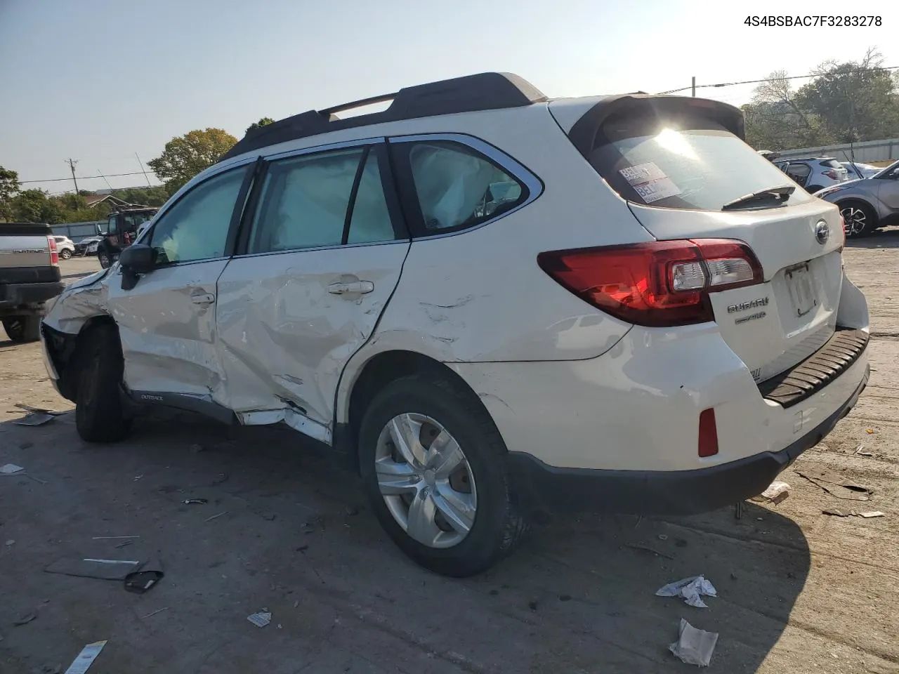 2015 Subaru Outback 2.5I VIN: 4S4BSBAC7F3283278 Lot: 69373664