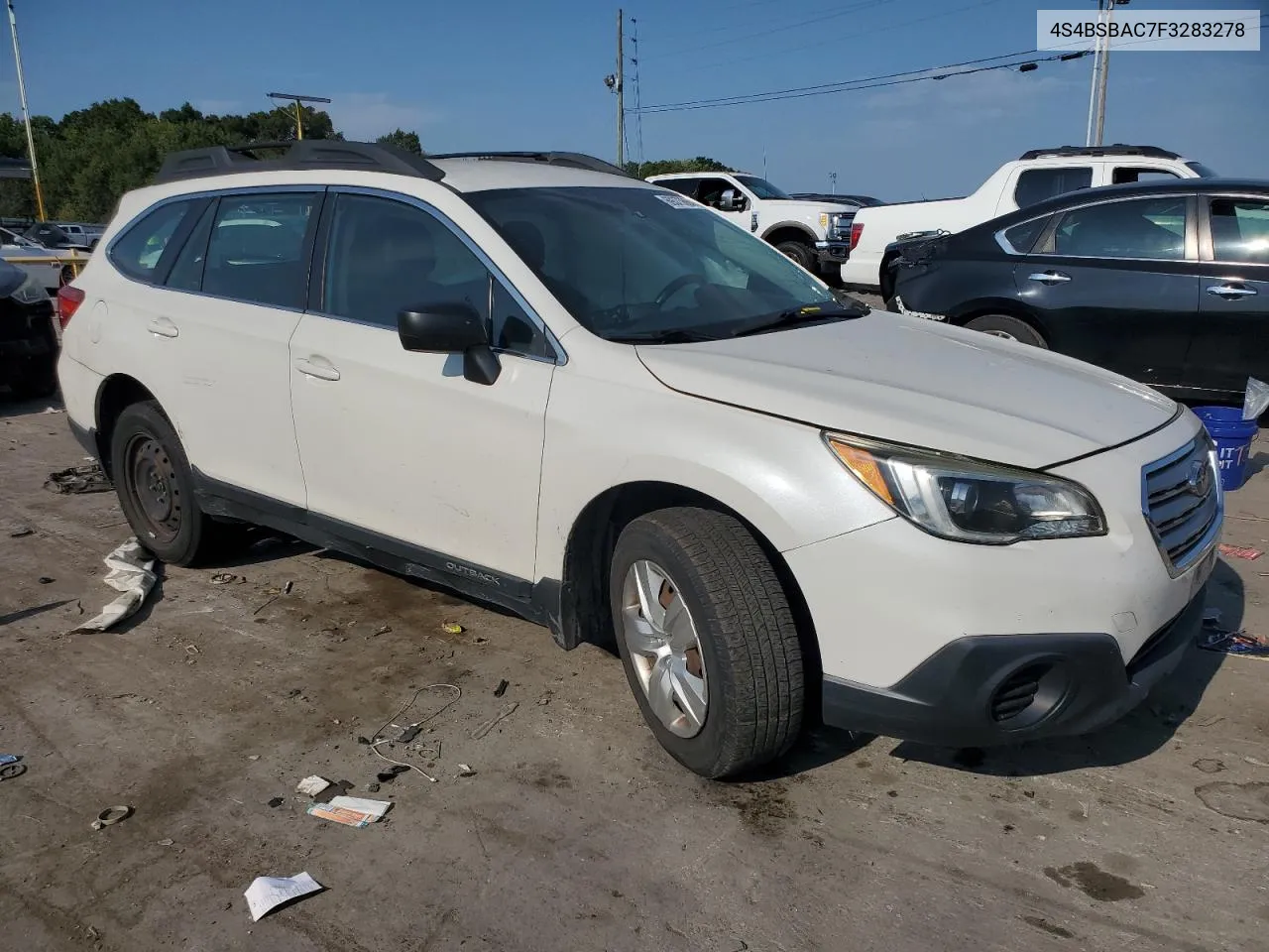 4S4BSBAC7F3283278 2015 Subaru Outback 2.5I