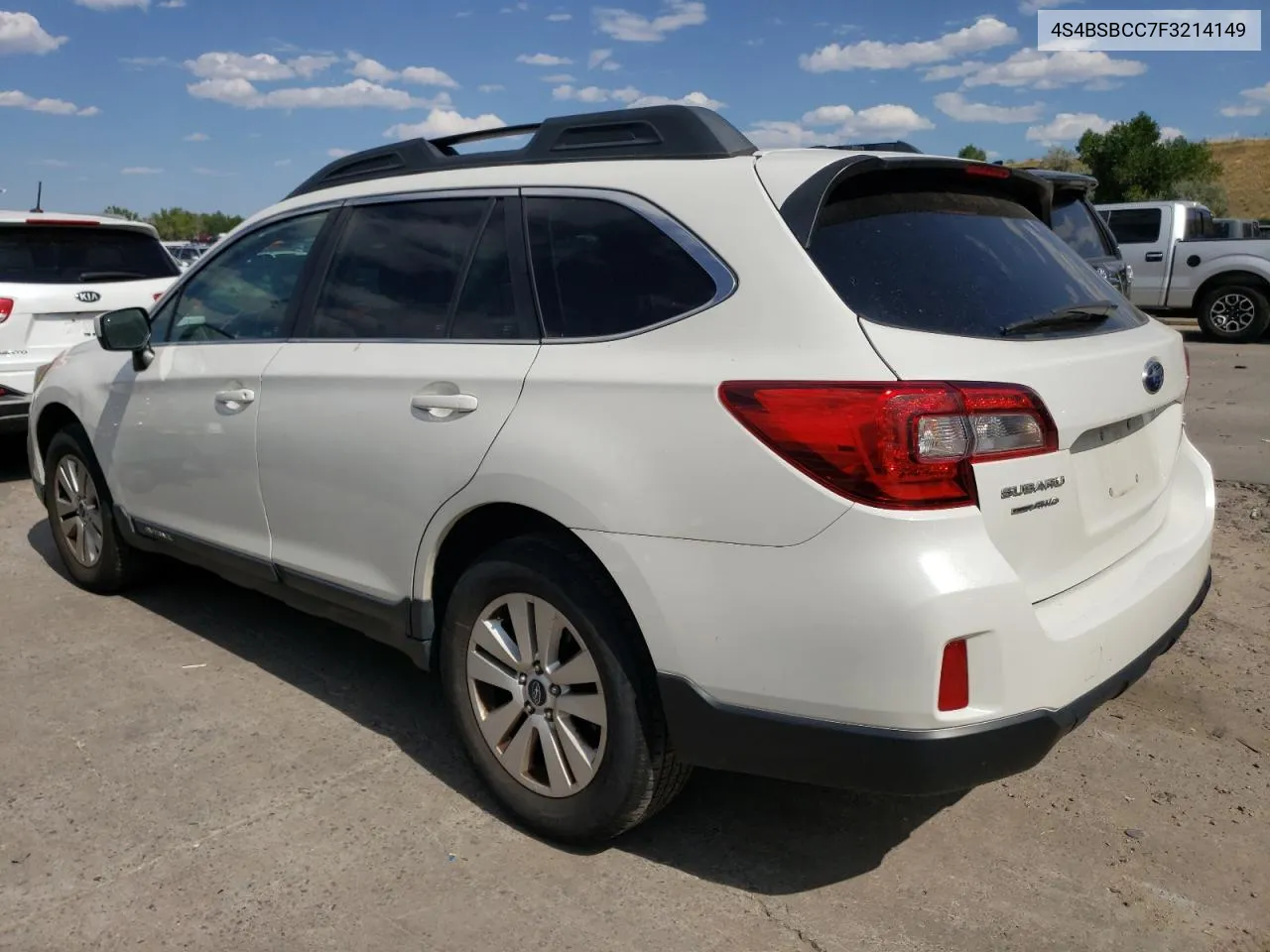 2015 Subaru Outback 2.5I Premium VIN: 4S4BSBCC7F3214149 Lot: 69527184