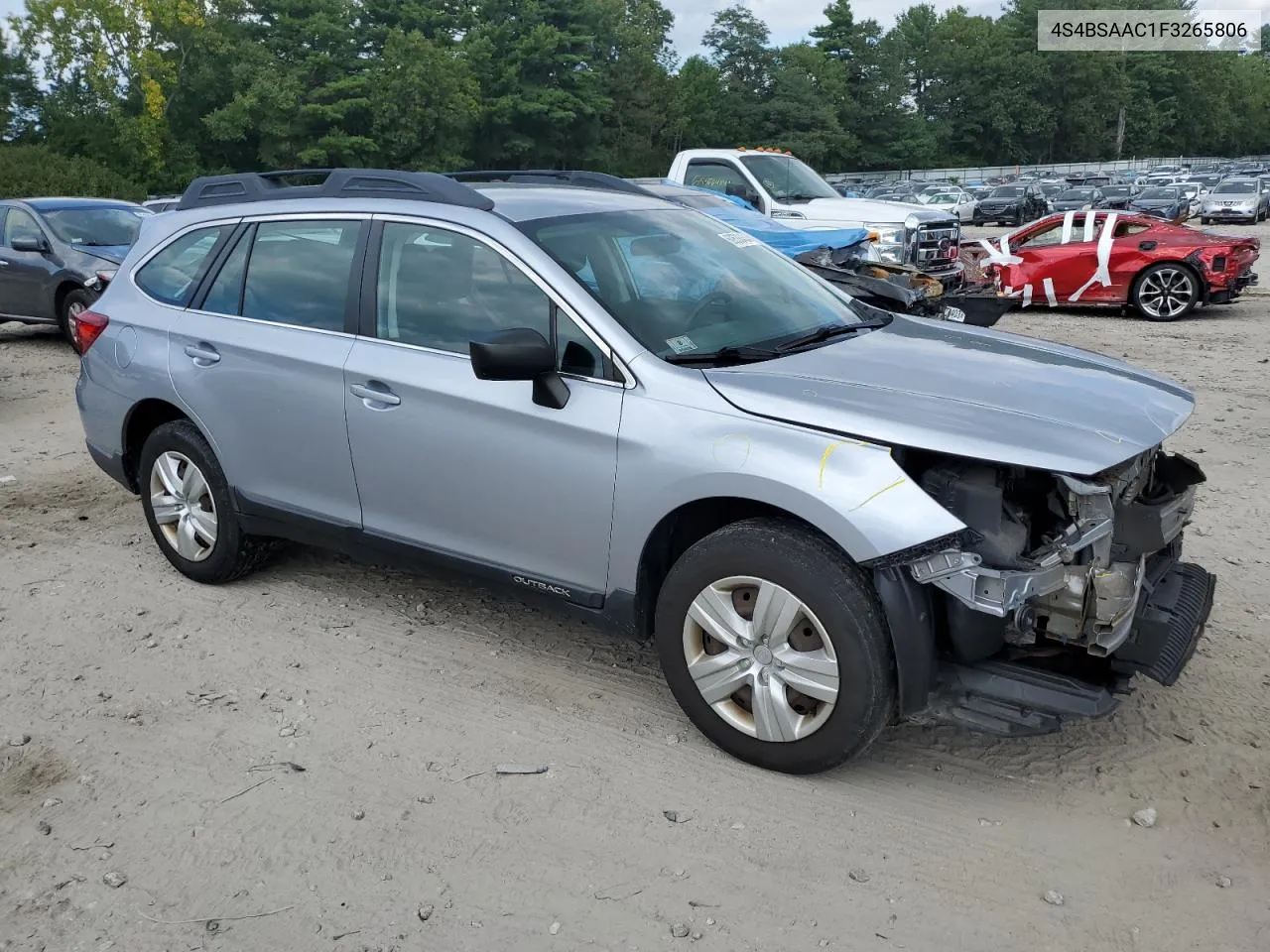 2015 Subaru Outback 2.5I VIN: 4S4BSAAC1F3265806 Lot: 69538434