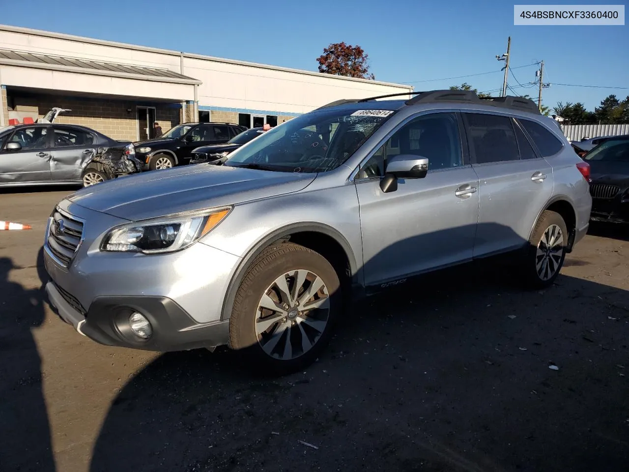 4S4BSBNCXF3360400 2015 Subaru Outback 2.5I Limited