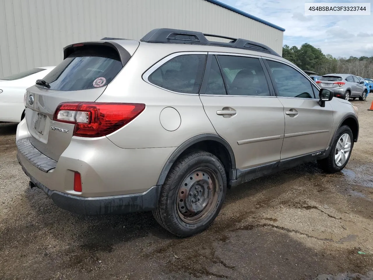 4S4BSBAC3F3323744 2015 Subaru Outback 2.5I