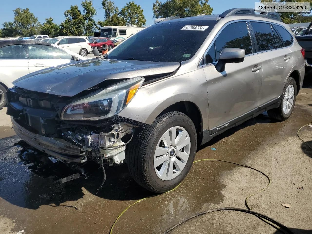 2015 Subaru Outback 2.5I Premium VIN: 4S4BSBCC7F3308290 Lot: 70054024