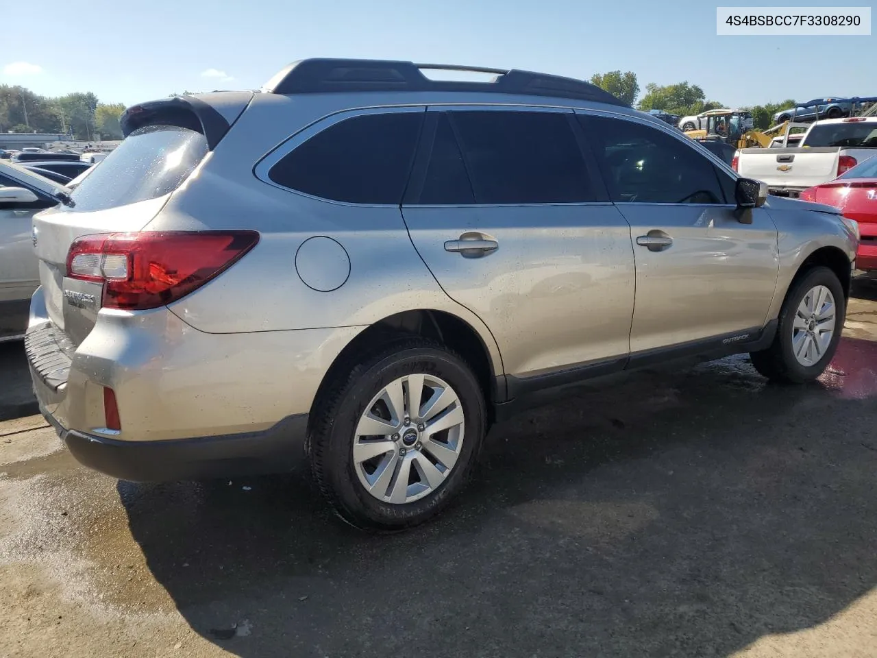 2015 Subaru Outback 2.5I Premium VIN: 4S4BSBCC7F3308290 Lot: 70054024