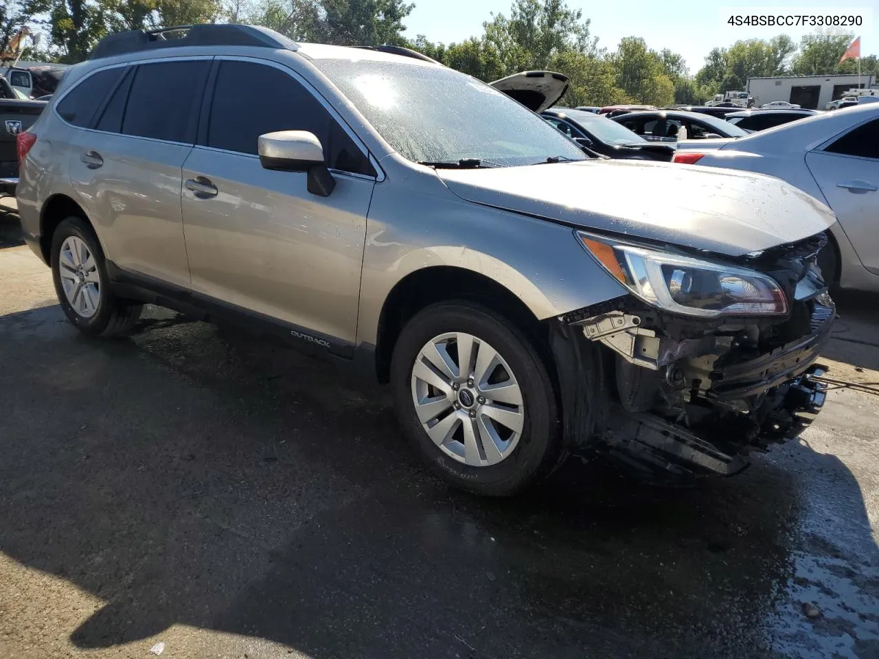 2015 Subaru Outback 2.5I Premium VIN: 4S4BSBCC7F3308290 Lot: 70054024