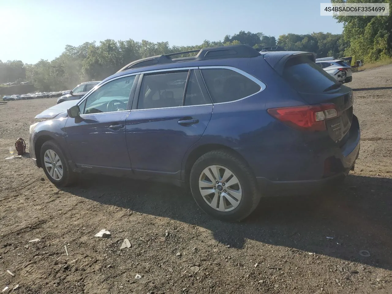 2015 Subaru Outback 2.5I Premium VIN: 4S4BSADC6F3354699 Lot: 70093864