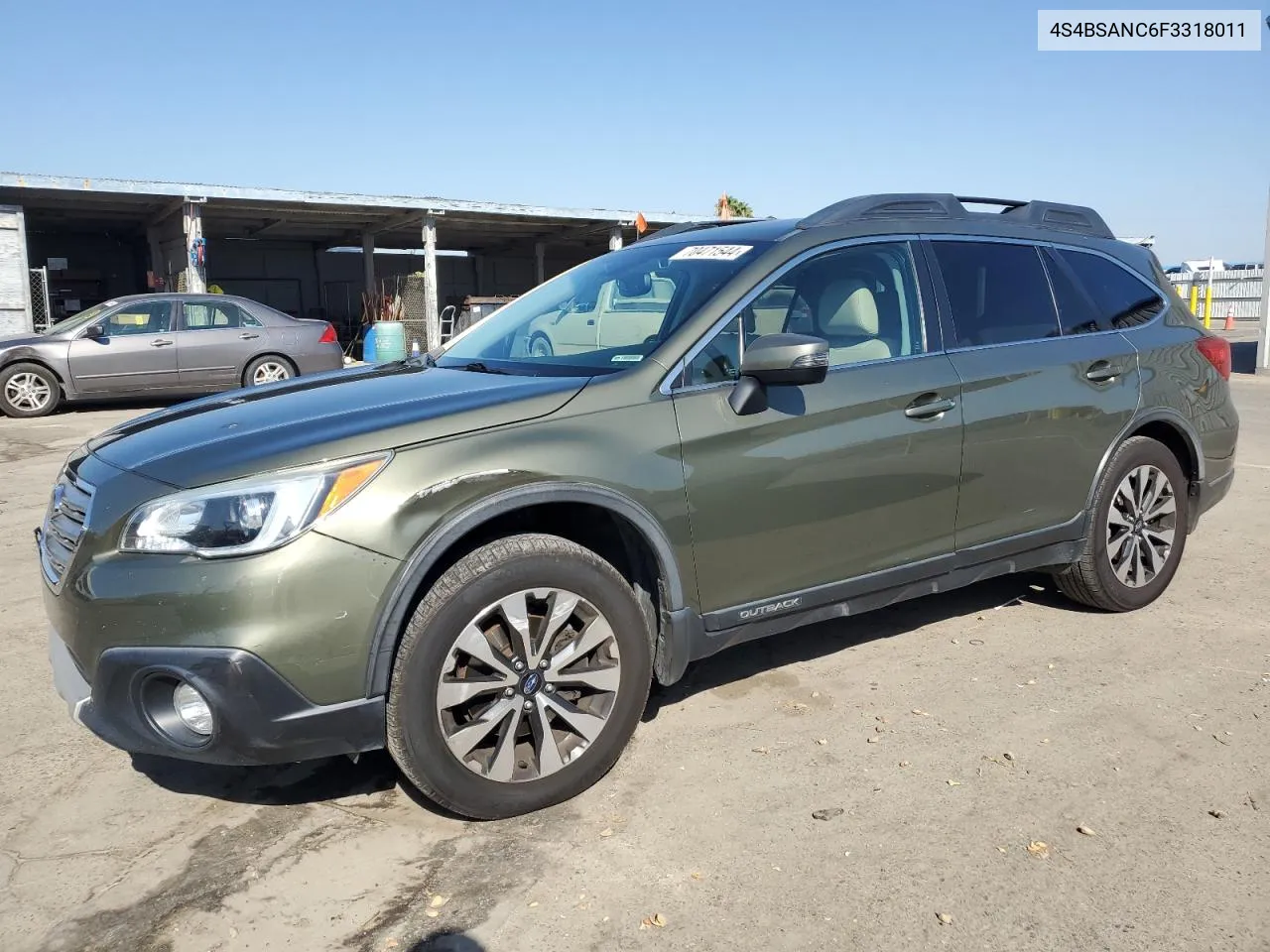 2015 Subaru Outback 2.5I Limited VIN: 4S4BSANC6F3318011 Lot: 70471544