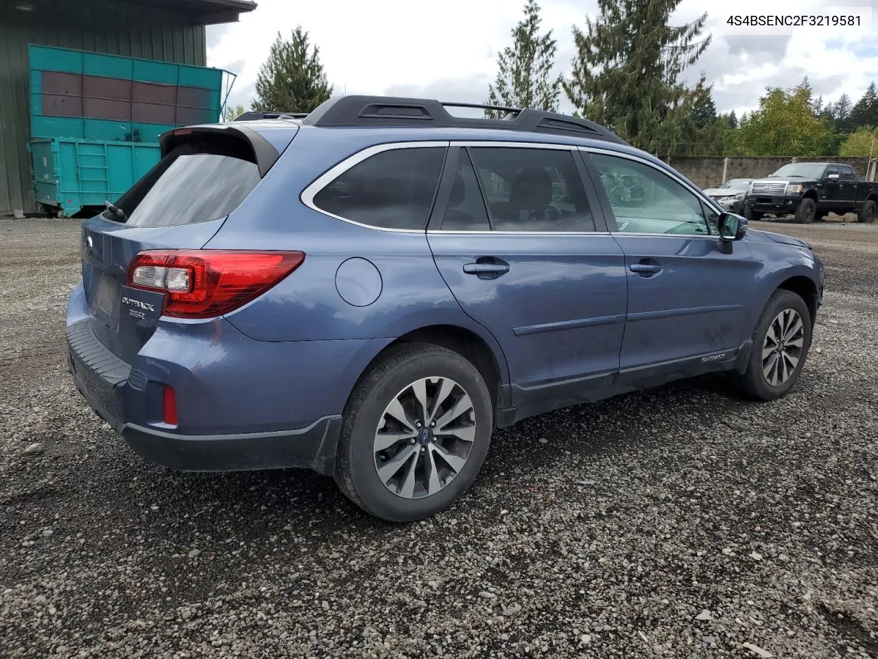 2015 Subaru Outback 3.6R Limited VIN: 4S4BSENC2F3219581 Lot: 70485774