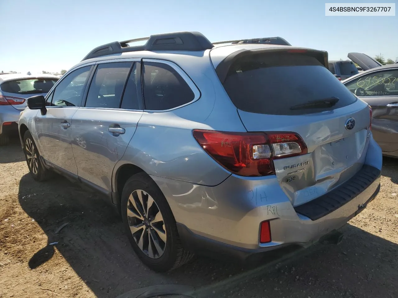 2015 Subaru Outback 2.5I Limited VIN: 4S4BSBNC9F3267707 Lot: 70615734