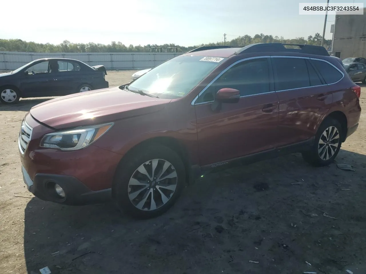 2015 Subaru Outback 2.5I Limited VIN: 4S4BSBJC3F3243554 Lot: 70897714