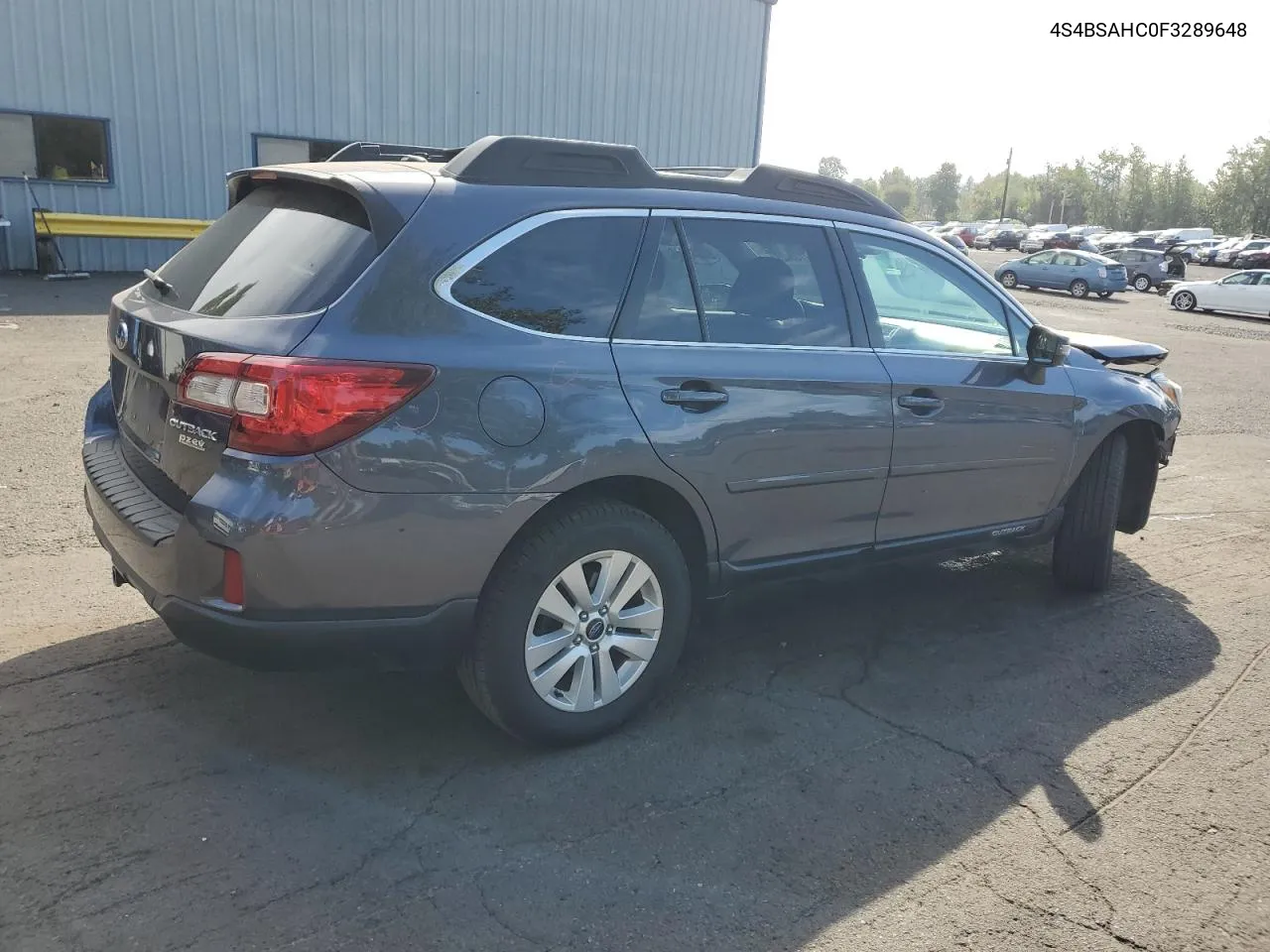 2015 Subaru Outback 2.5I Premium VIN: 4S4BSAHC0F3289648 Lot: 71034294