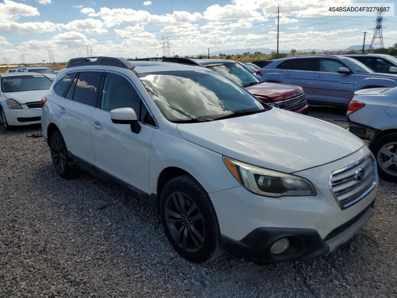 4S4BSADC4F3279887 2015 Subaru Outback 2.5I Premium