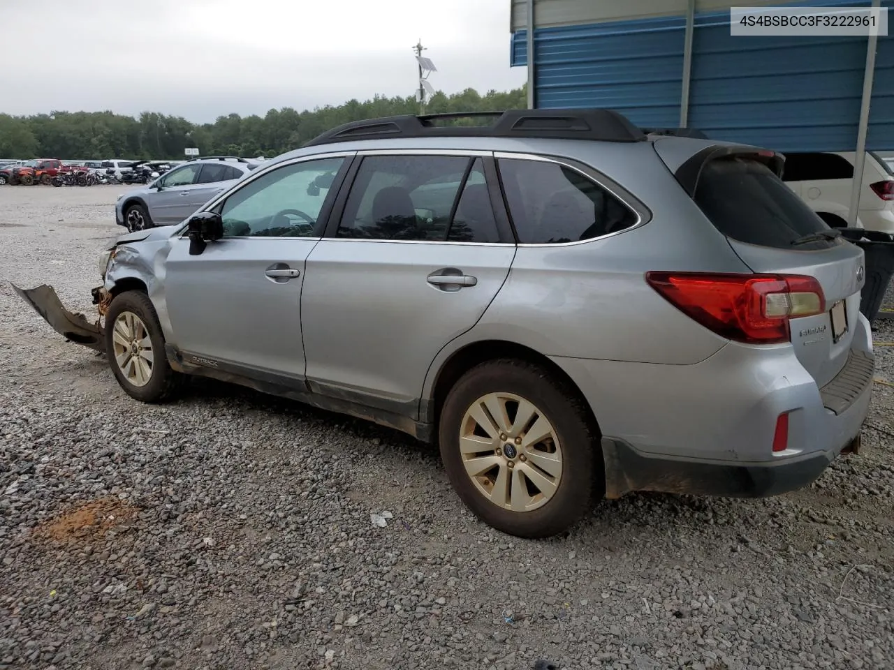 2015 Subaru Outback 2.5I Premium VIN: 4S4BSBCC3F3222961 Lot: 71301284