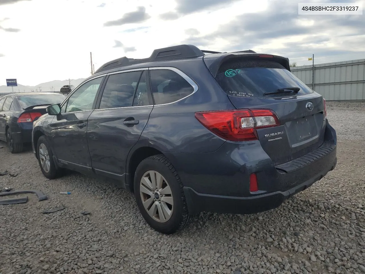 2015 Subaru Outback 2.5I Premium VIN: 4S4BSBHC2F3319237 Lot: 71651744