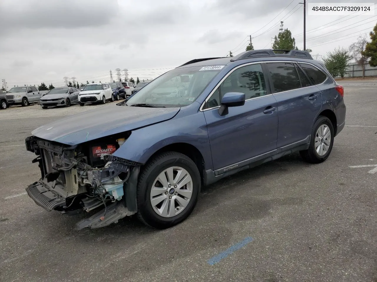 4S4BSACC7F3209124 2015 Subaru Outback 2.5I Premium