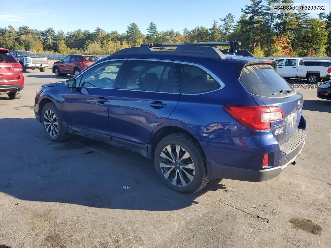 4S4BSAJC7F3203732 2015 Subaru Outback 2.5I Limited
