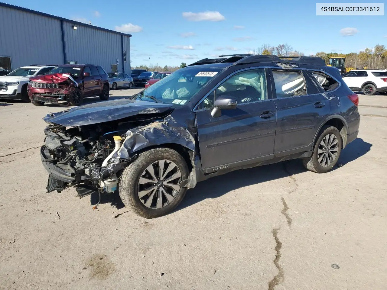 4S4BSALC0F3341612 2015 Subaru Outback 2.5I Limited
