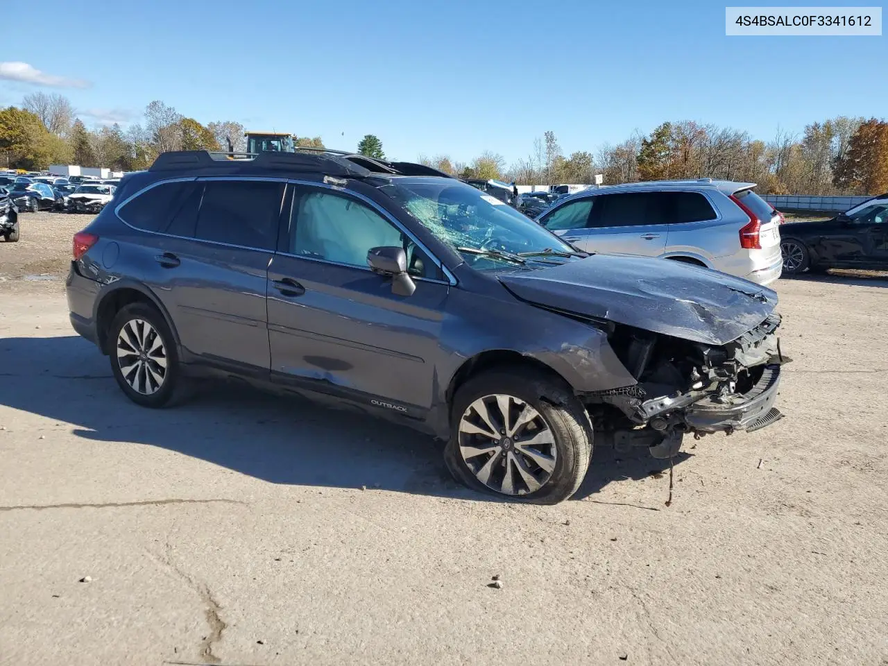 4S4BSALC0F3341612 2015 Subaru Outback 2.5I Limited