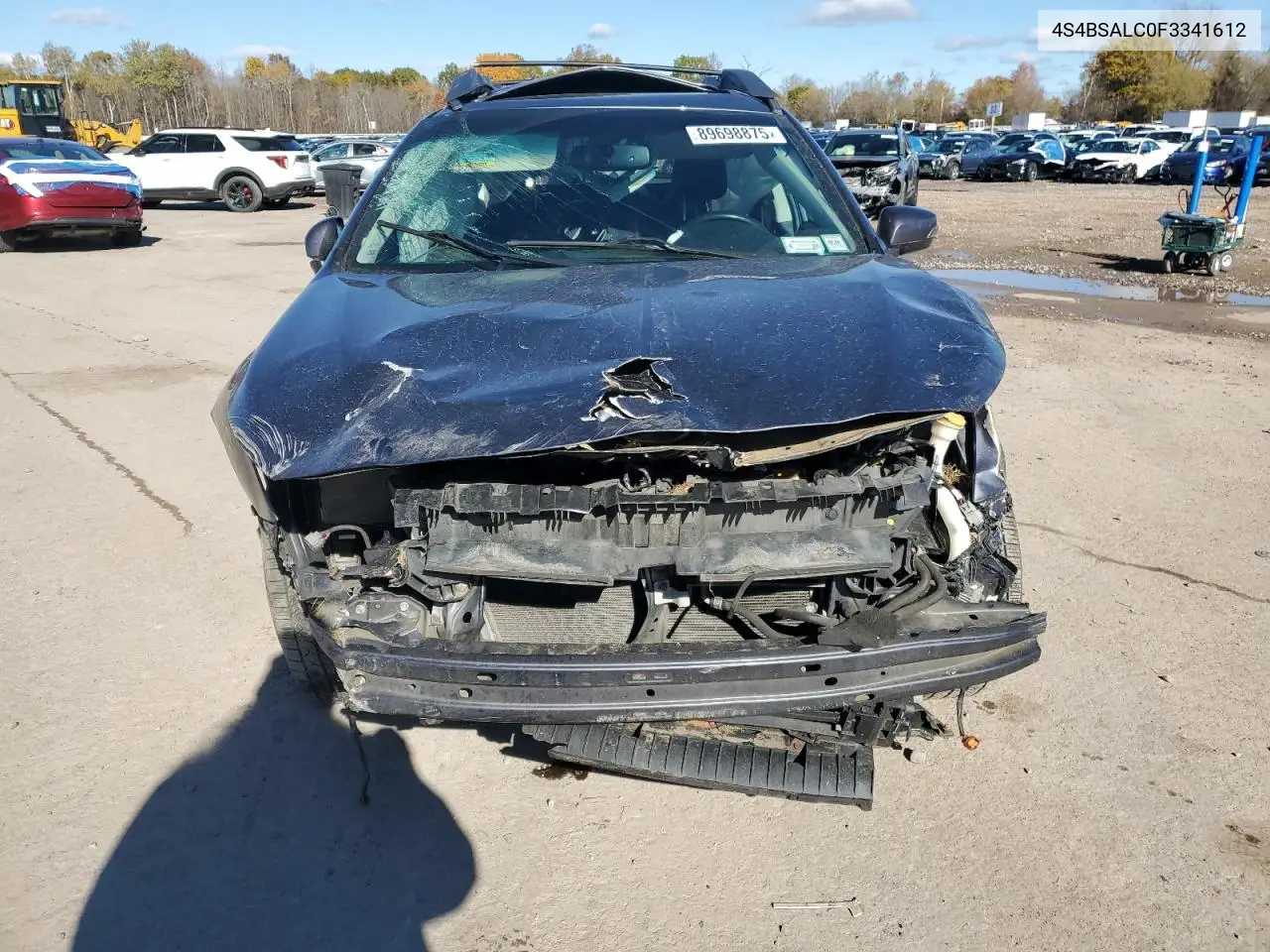 4S4BSALC0F3341612 2015 Subaru Outback 2.5I Limited