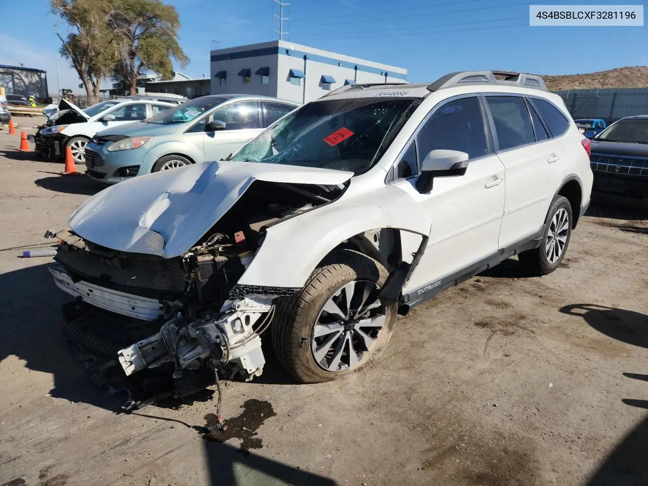4S4BSBLCXF3281196 2015 Subaru Outback 2.5I Limited