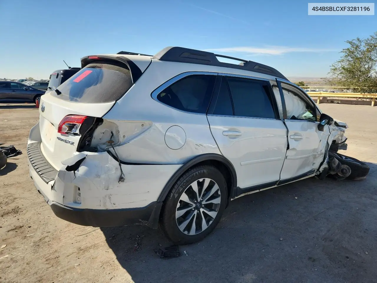4S4BSBLCXF3281196 2015 Subaru Outback 2.5I Limited