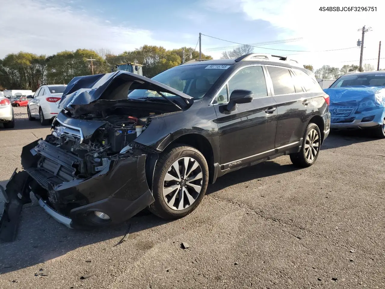 4S4BSBJC6F3296751 2015 Subaru Outback 2.5I Limited