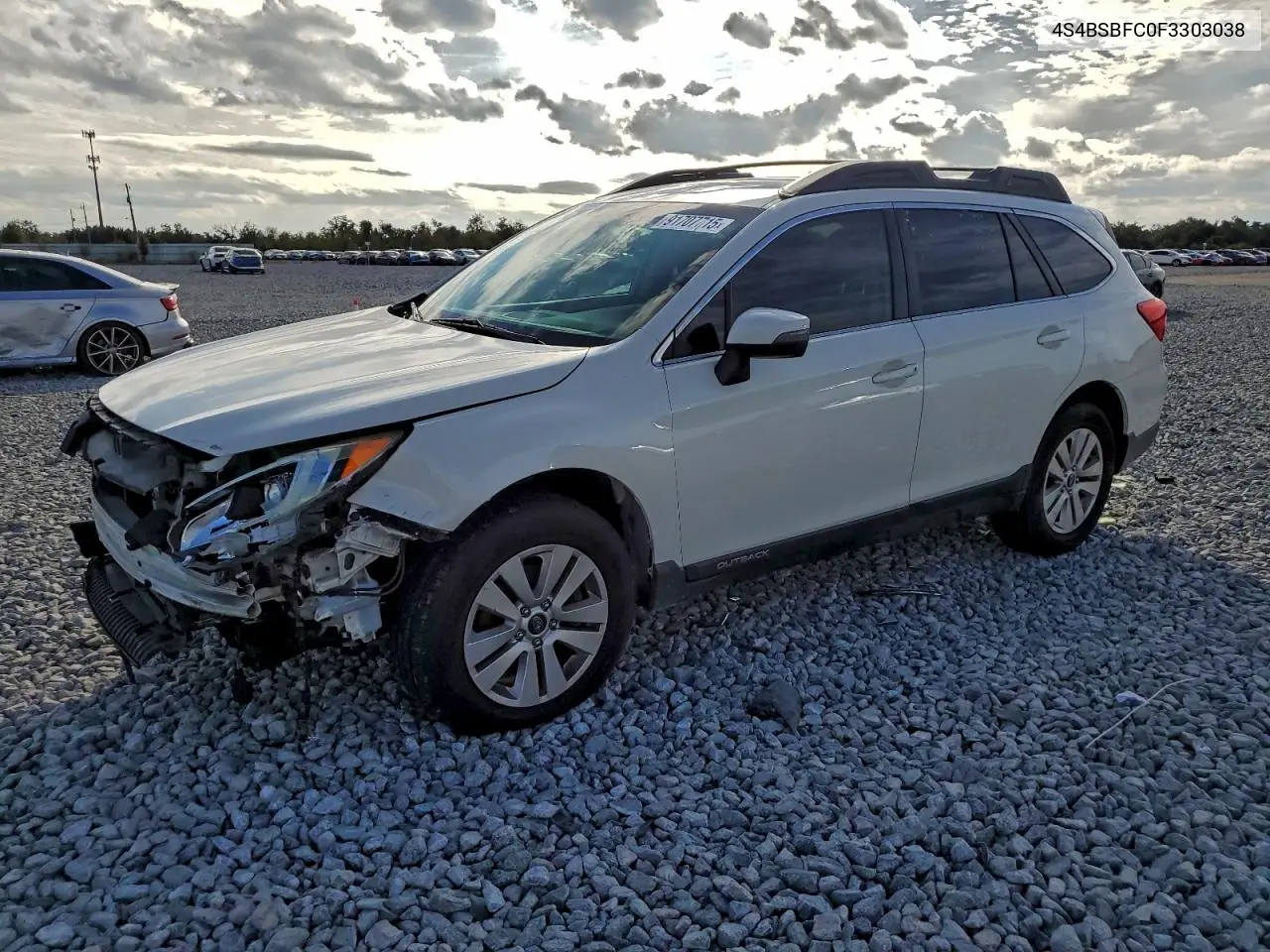 4S4BSBFC0F3303038 2015 Subaru Outback 2.5I Premium