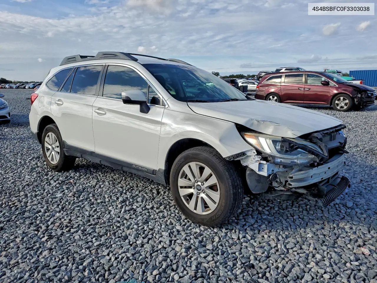 4S4BSBFC0F3303038 2015 Subaru Outback 2.5I Premium